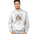 Basset Hound Puppy Love Text - Adult Unisex Hoodie Sweatshirt