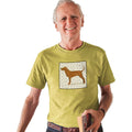Redbone Coonhound Love Text - Adult Unisex T-Shirt