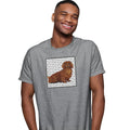 Longhaired Dachshund Love Text - Adult Unisex T-Shirt
