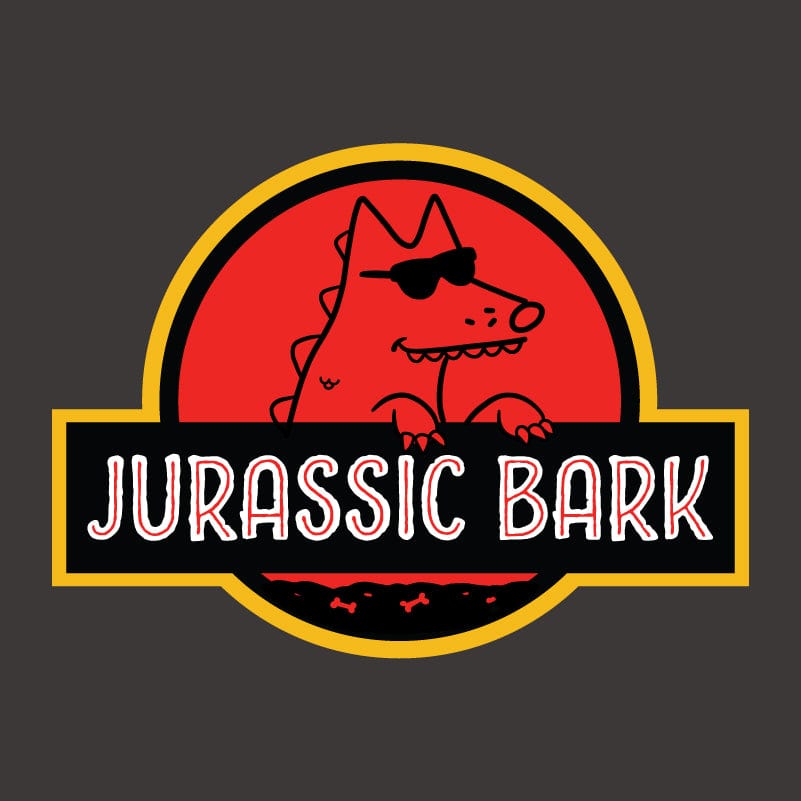 Jurassic Bark - Ladies Curvy V-Neck Tee