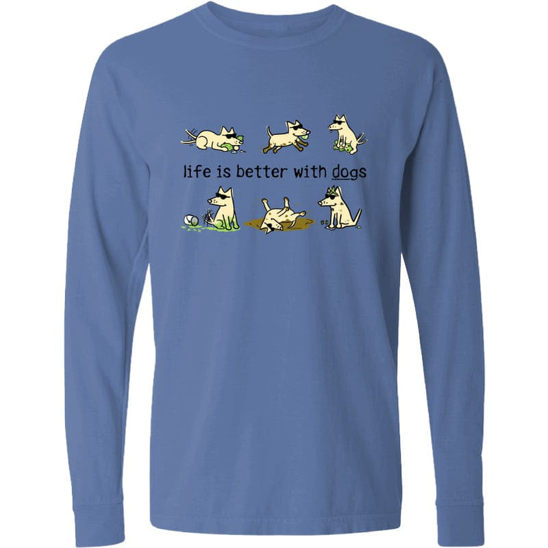 Life Is Better With Dogs - Classic Long-Sleeve T-Shirt