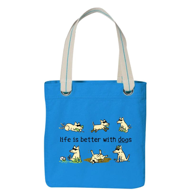 Life Is Better With Dogs - Canvas Tote