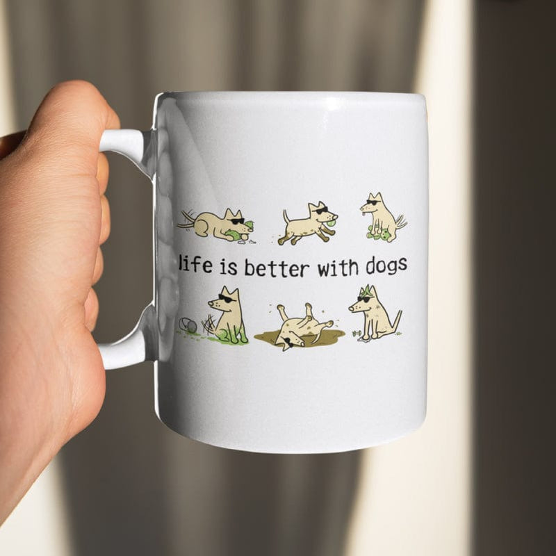 Life Is Better With Dogs - Coffee Mug