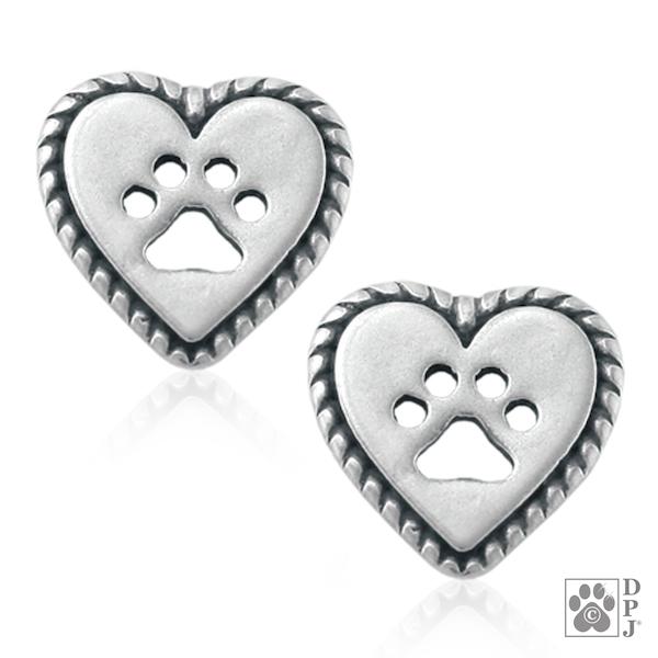 Roped Into Your Heart Post Earrings