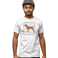 Redbone Coonhound Love Text - Adult Unisex T-Shirt