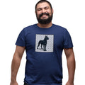 Great Dane (Cropped Ears) Love Text - Adult Unisex T-Shirt