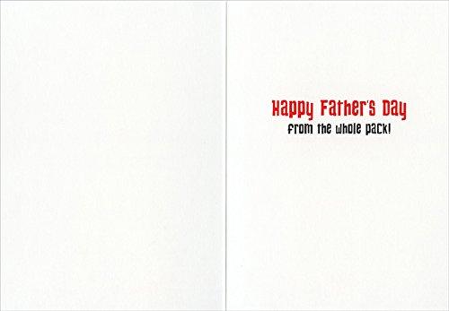 Dog Carries Six Pack - Father's Day Card