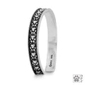 Paw Print  Sterling Silver Cuff Bracelet