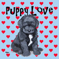 Portuguese Water Dog Puppy Love - Adult Unisex T-Shirt