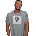 Boston Terrier Puppy Love Text - Adult Unisex T-Shirt