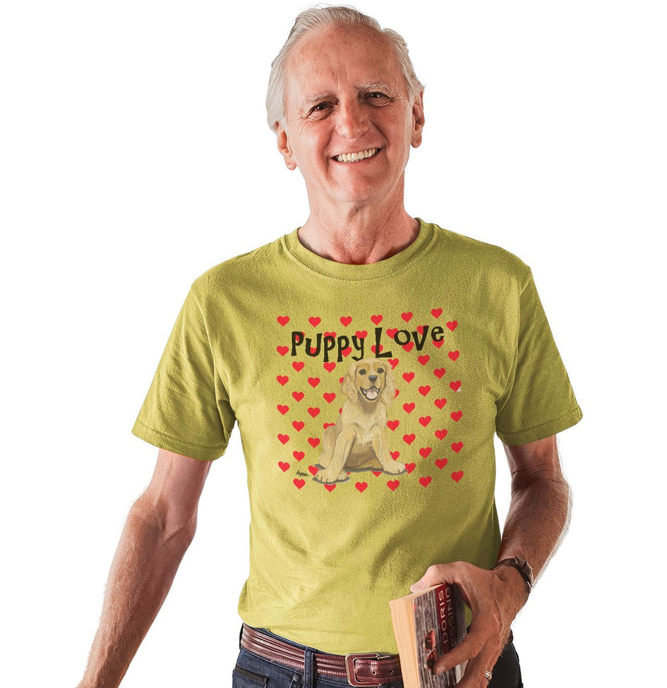 Cocker Spaniel Puppy Love - Adult Unisex T-Shirt