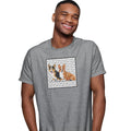 Two Corgi Love Text - Adult Unisex T-Shirt