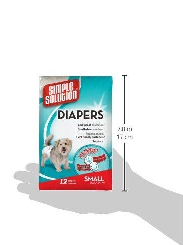 Simple Solution 12 Disposable Diapers Small