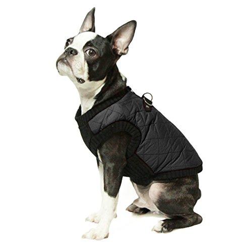 Bomber Jacket Dog Vest with Stretchable Chest - Small Dogs