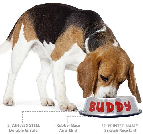 Personalized Stainless Steel Dog Bowl - 32 Oz