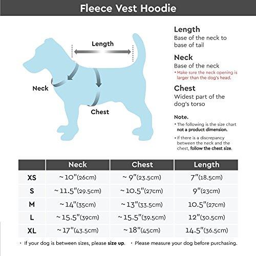 Fleece Vest Hoodie - Small Dog