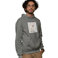 Cream French Bulldog Love Text - Adult Unisex Hoodie Sweatshirt