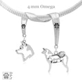 Akita, Charm Holder, Necklace