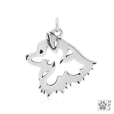 American Eskimo Head, Pendant