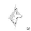 Australian Cattle Dog, Head, Pendant