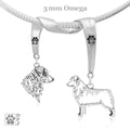 Australian Shepherd, Charm Holder, Necklace