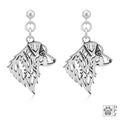 Australian Shepherd, Head, Earrings