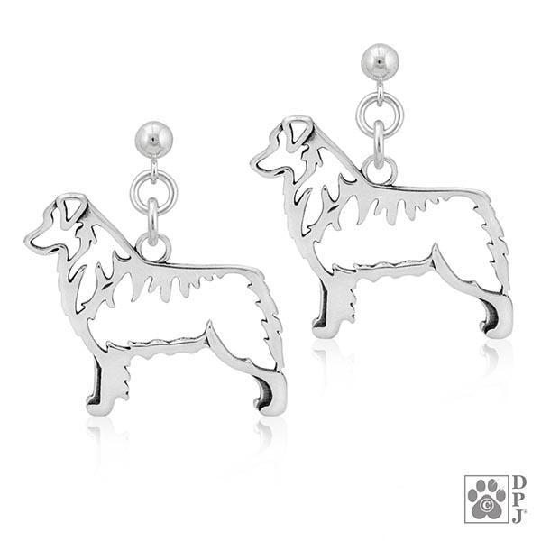 Australian shepherd earrings sales