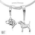 Beagle, Charm Holder, Necklace