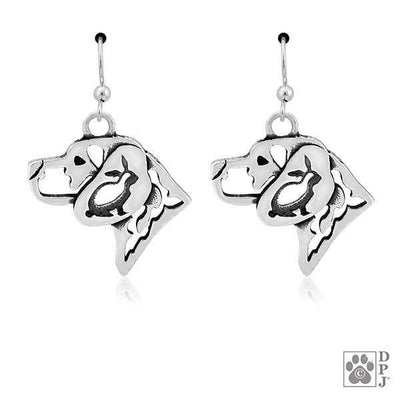 Beagle w/Bunny, Head, Earring