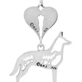Belgian Malinois w/Sheep, Body, with Engravable Healing Angels Pendant