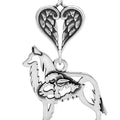 Belgian Tervuren, w/Sheep, Body, with Engravable Healing Angels Pendant