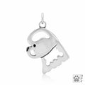 Bichon Frise, Head, Pendant