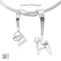 Bichon Frise, Charm Holder, Necklace