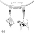 Bloodhound, Charm Holder, Necklace