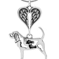 Bloodhound w/Feet, Body, with Engravable Healing Angels Pendant