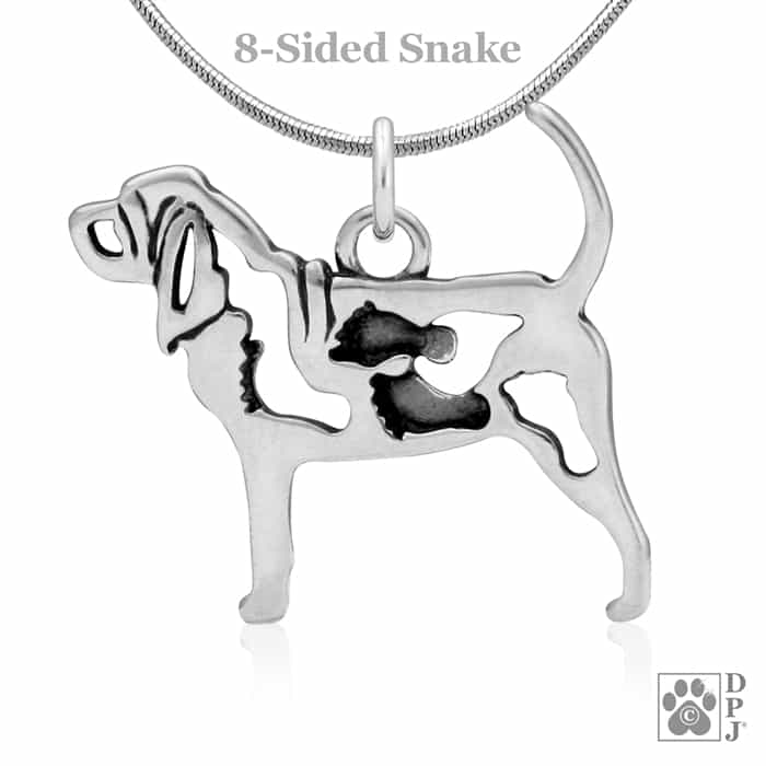 Bloodhound w/Feet, Body, Pendant | AKC Shop