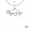 Border Collie Small Crouch, Body, Pendant