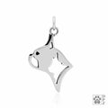 Boston Terrier, Head, Pendant