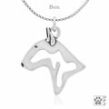 Bull Terrier, Head. Pendant