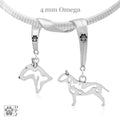 Bull Terrier, Charm Holder, Necklace