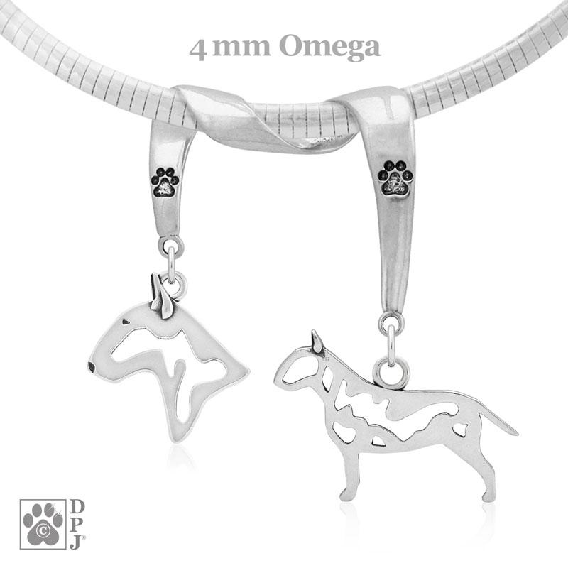 Bull Terrier, Charm Holder, Necklace