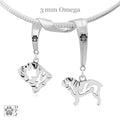 Bulldog, Charm Holder, Necklace