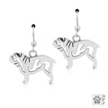 Bulldog, Body, Earrings