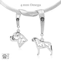 Bullmastiff, Charm Holder, Necklace
