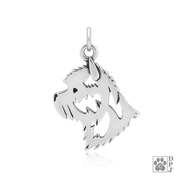 Cairn Terrier, Head, Pendant