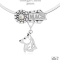 Cardigan Welsh Corgi, Head, Engravable Ribbon Charm Holder