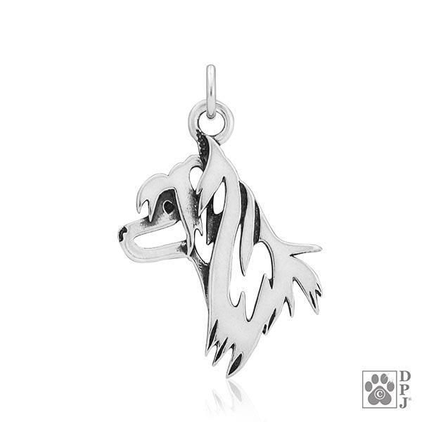 Chinese Crested, Head, Pendant