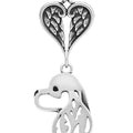 Cocker Spaniel, Head, with Engravable Healing Angels Pendant