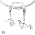 Dachshund, Smooth, Charm Holder, Necklace