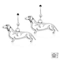 Dachshund Smooth Coat, Body, Earring